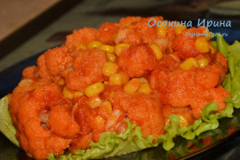 Гарнир с цветной капустой